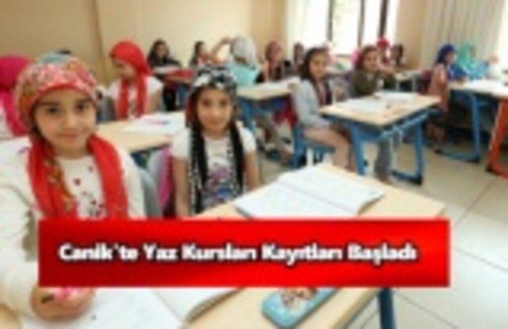 Canik'te Yaz Kursları Kayıtları Başladı