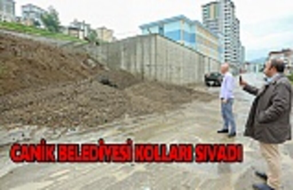 Canik belediyesi kolları sıvadı
