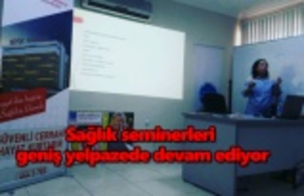 Sağlık seminerleri geniş yelpazede devam ediyor