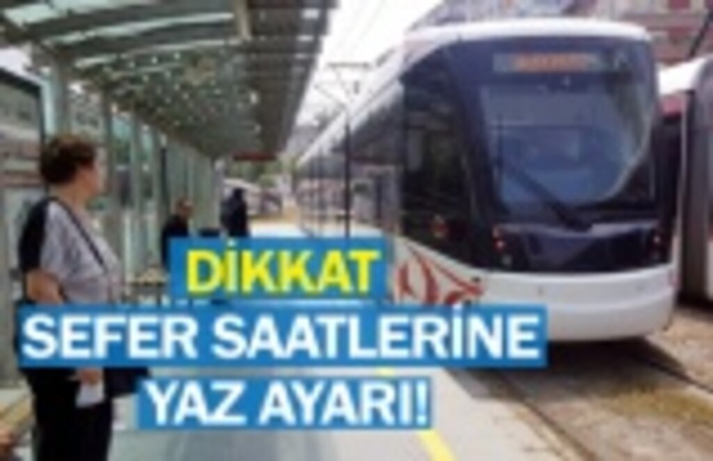 Samsun'da tramvay, otobüs ve teleferikte yaz dönemi değişikliği