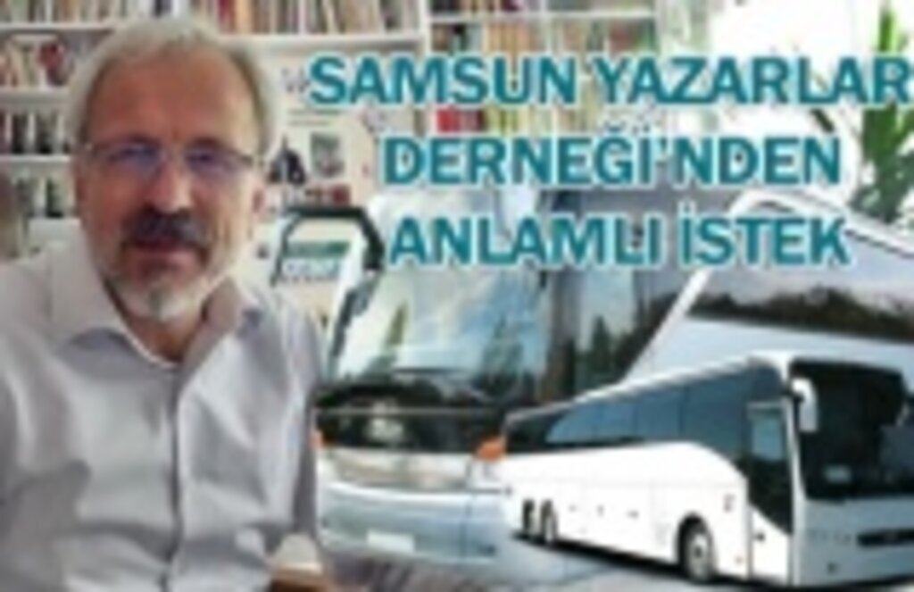 Samsunlu Yazarlardan Otobüslerde kitaplık olsun teklifi