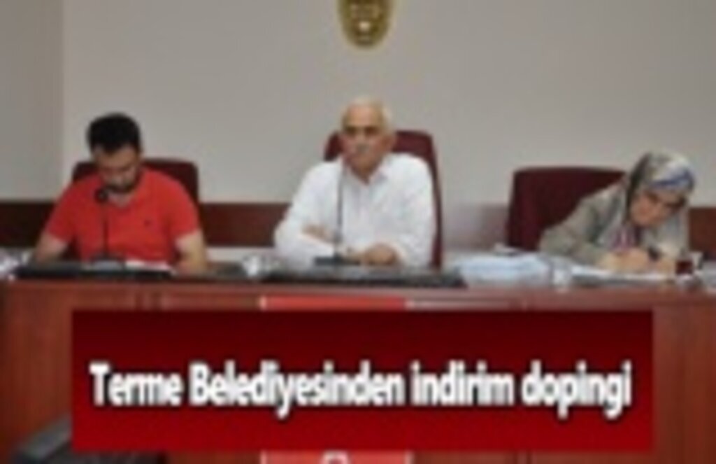 Terme Belediyesinden indirim dopingi