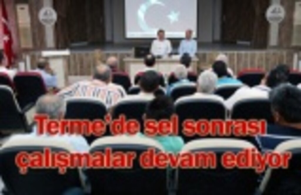 Terme’de afet istişare toplantısı