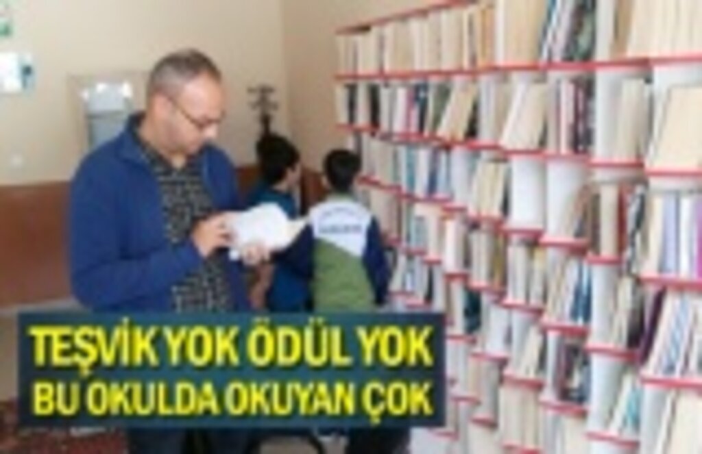 Teşvik, ödül yok ama burada okuyan çok!
