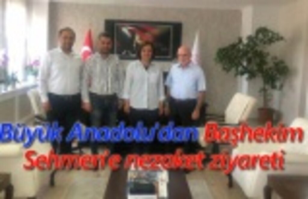 Büyük Anadolu'dan Başhekim Sehmen'e nezaket ziyareti