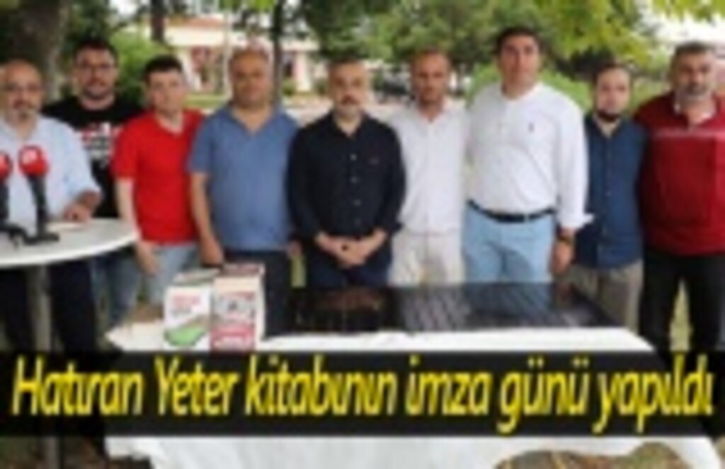 Hatıran Yeter kitabının imza günü yapıldı