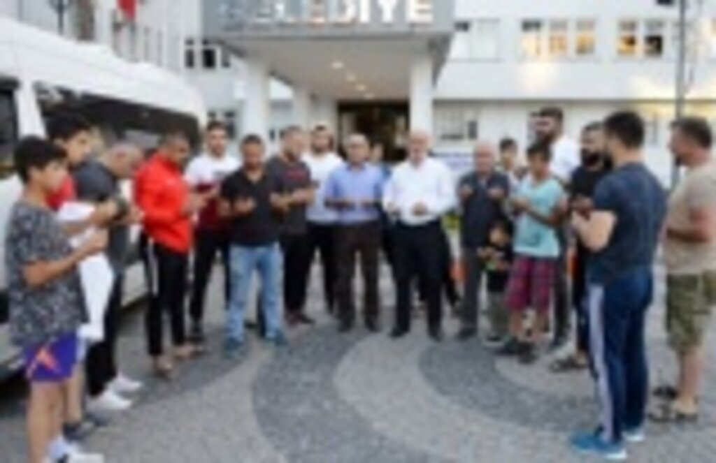 Havzalı Pehlivanlar dualarla yolcu edildi