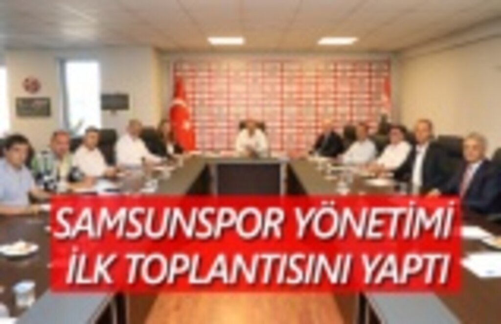 Samsunspor'da görev dağılımı yapıldı