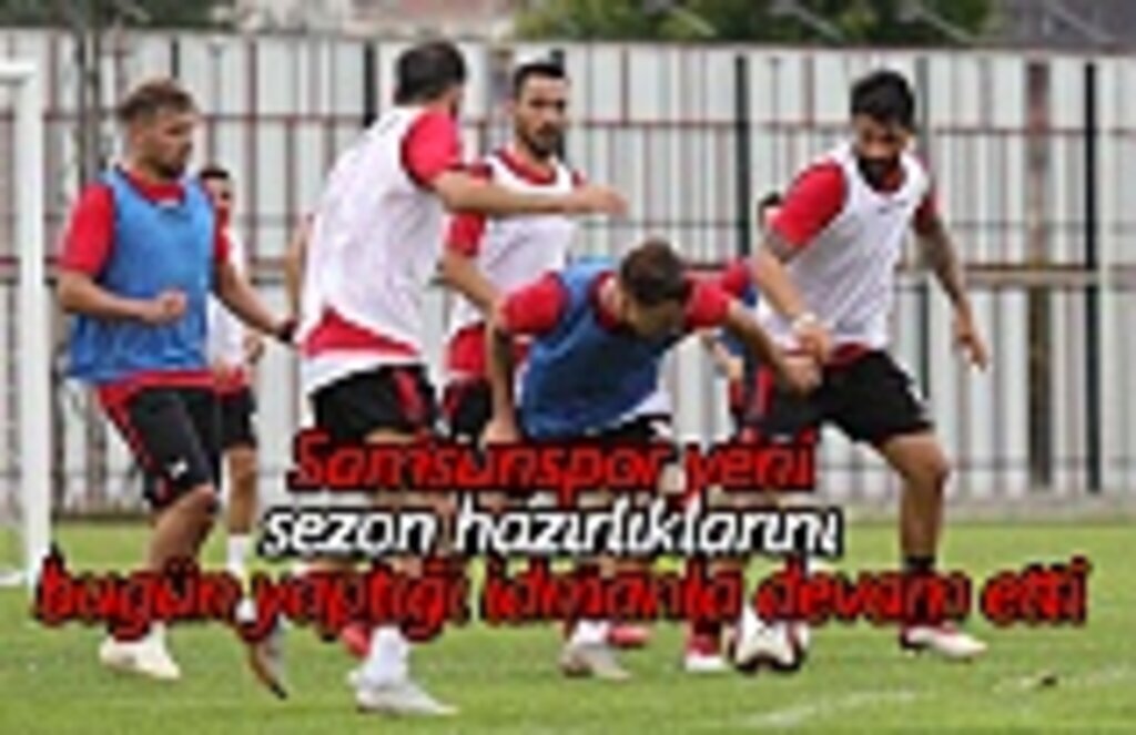 Samsunspor yeni sezon hazırlıklarını yaptığı idmanla devam etti