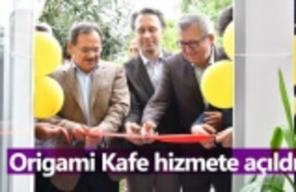 Origami Kafe hizmete açıldı