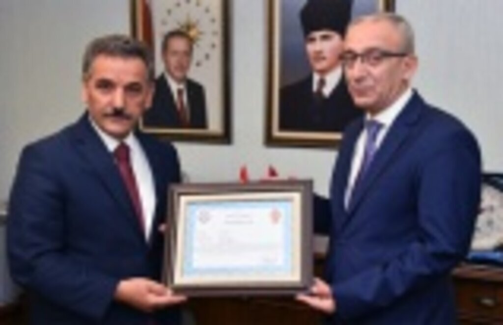 Yavuz'a başarı belgesi - Samsun Haber