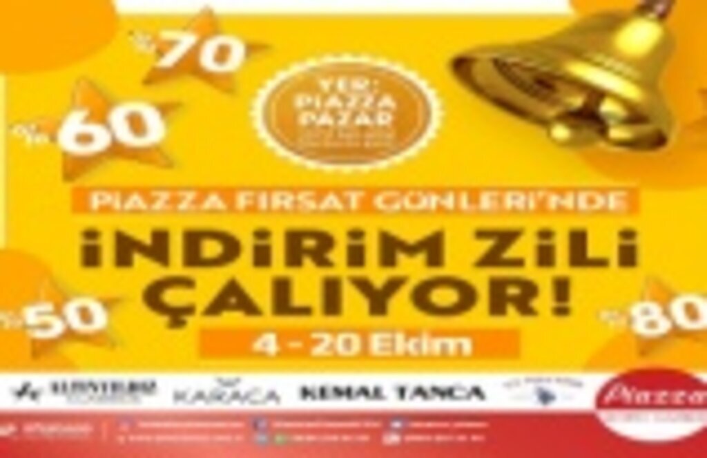 Samsun Piazza’da İndirim Zili Çalıyor