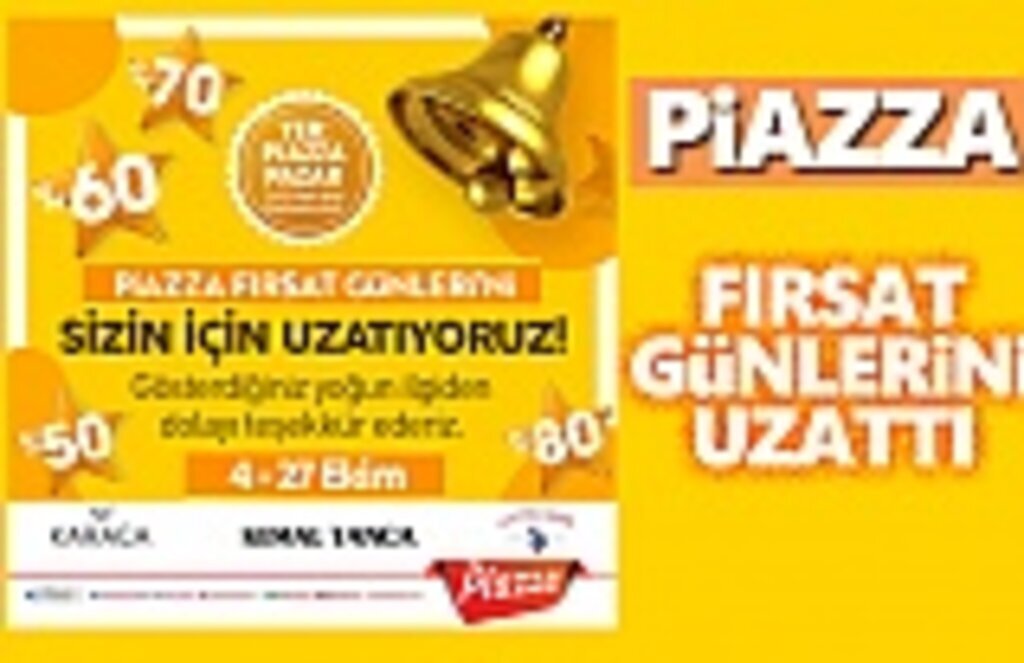 Samsun Piazza’da İndirim Zili 27 Ekim’e kadar Çalacak