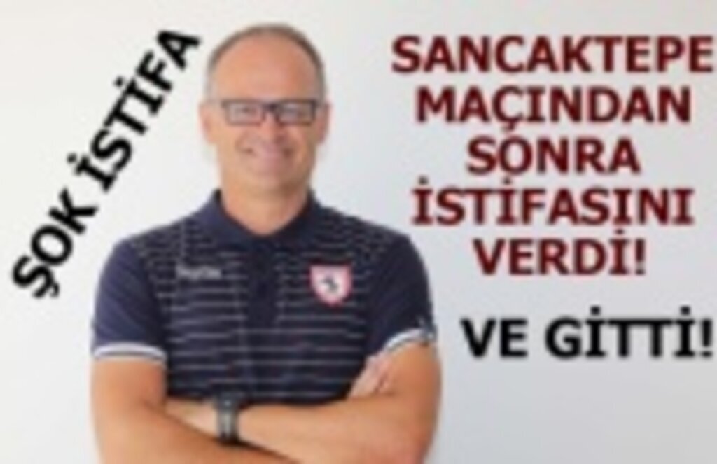 Samsunspor'da İrfan Buz istifa etti