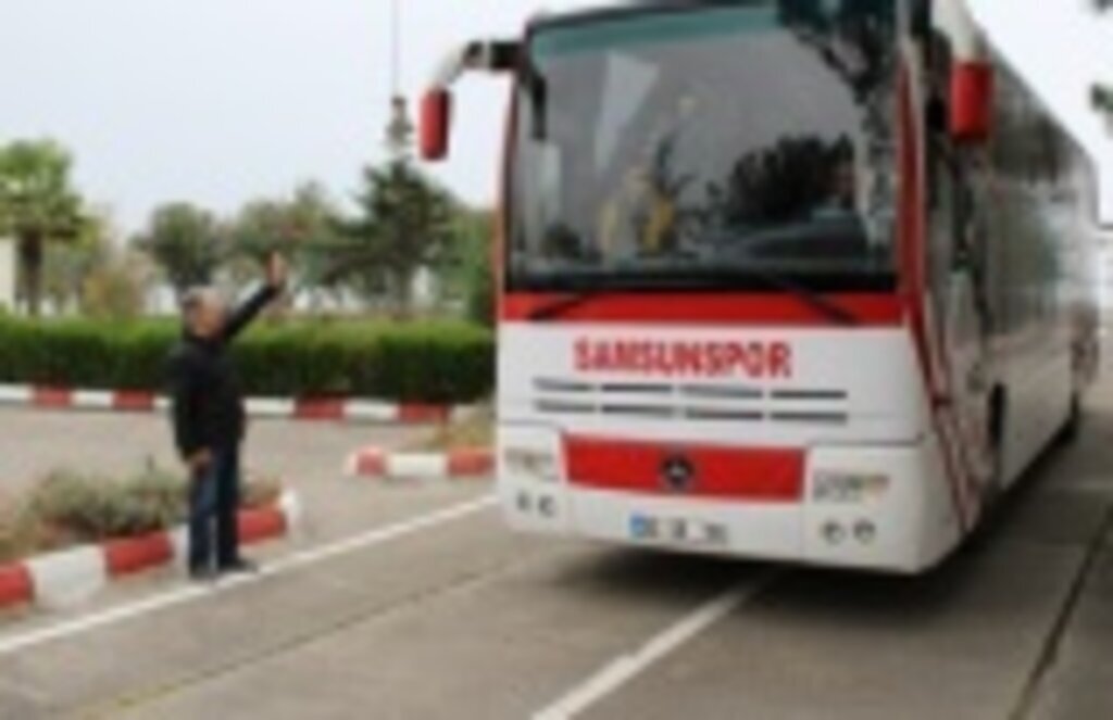 Samsunspor İnegölspor maçı için hareket etti!