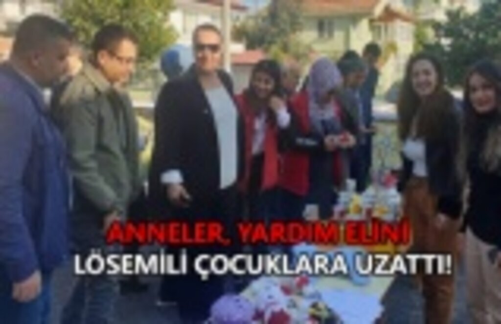 Anneler yardım elini lösemili çocuklara uzattı