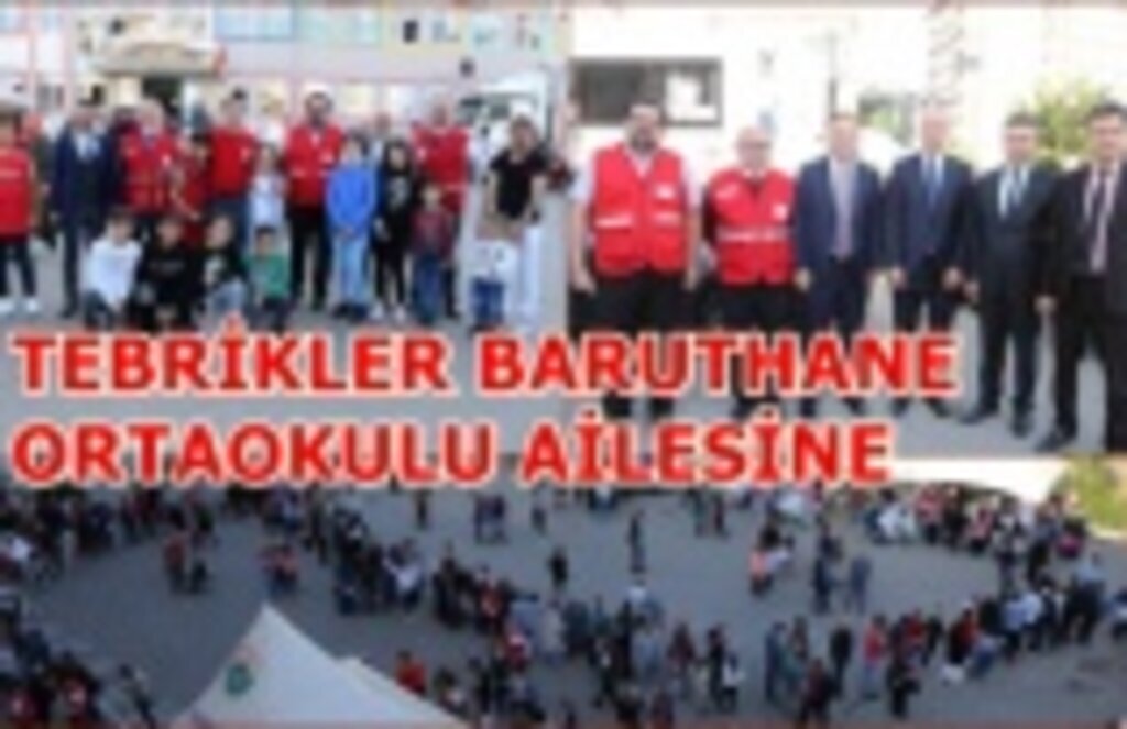 Baruthane Ortaokulu kan bağışında rekor kırdı!