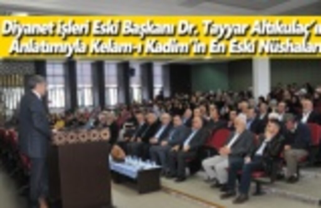 Kadim Mushaflar İlahiyat Fakültesinde