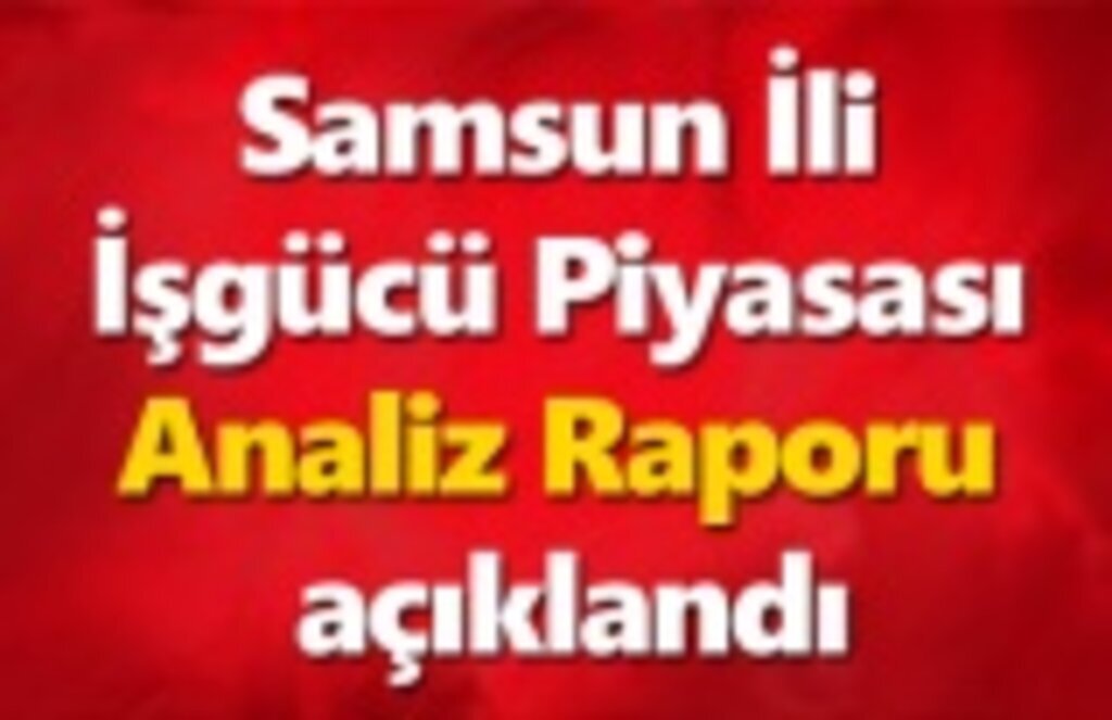 Samsun İli İşgücü Piyasası Analiz Raporu açıklandı