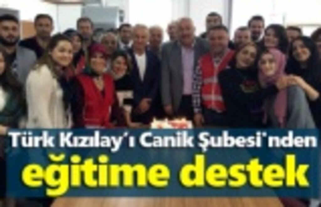 Türk Kızılay’ı Canik Şubesi'nden eğitime destek