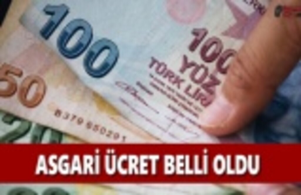 Asgari Ücret Açıklandı