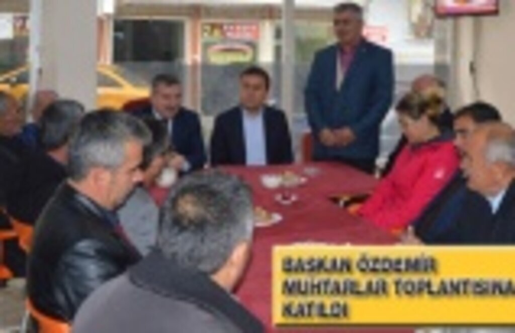 Başkan Muhtarlar Toplantısında