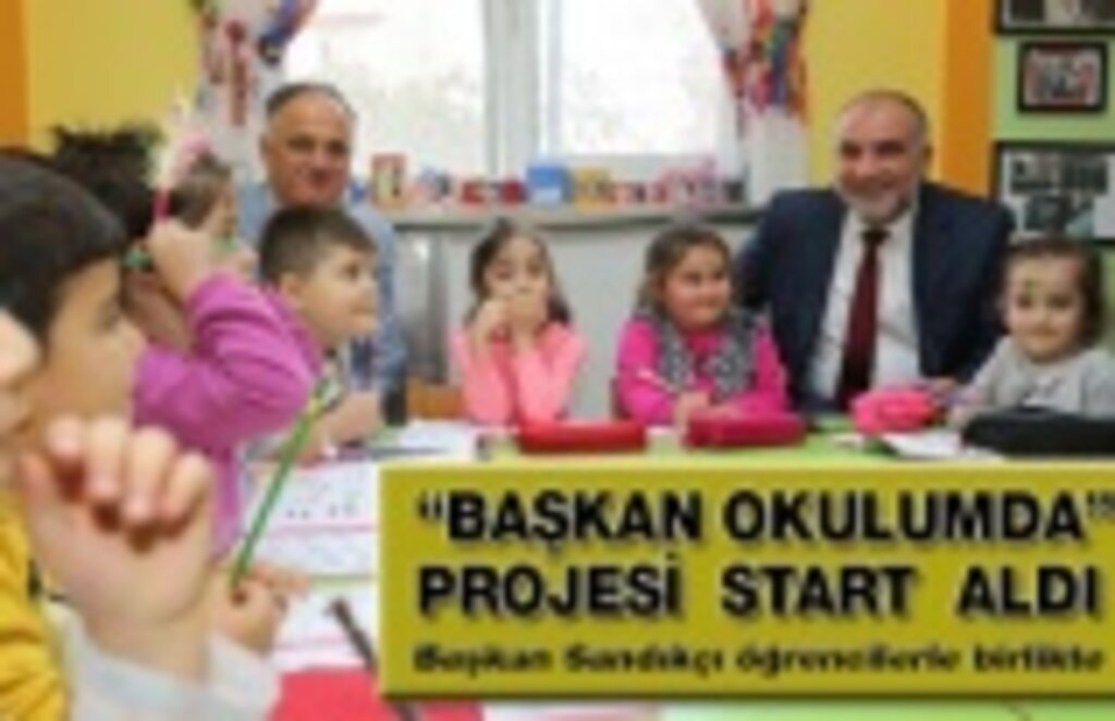 Başkan Sandıkçı öğrencilerle birlikte