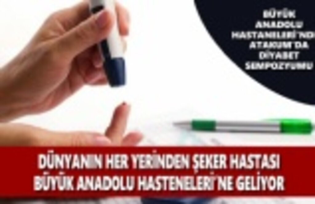 Büyük Anadolu Hastaneleri'nden Atakum‘da Diyabet Sempozyumu