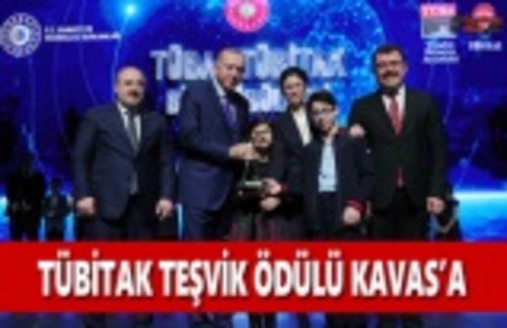 Doç. Dr. Kavas TÜBİTAK Teşvik Ödülü'nü Cumhurbaşkanının Elinden Aldı
