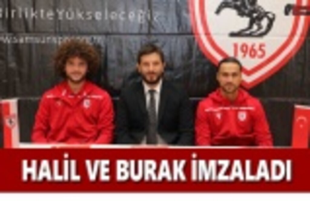 Halil ve Burak İmzaladı