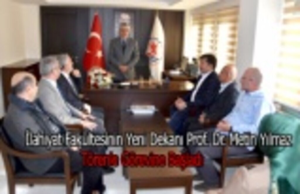 İlahiyat Fakültesinin Yeni Dekanı Prof. Dr. Metin Yılmaz Törenle Görevine Başladı