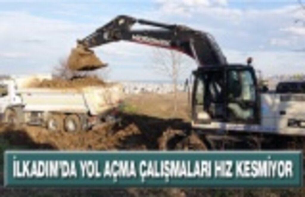 İlkadım'da Yol Açma Çalışmaları Hız Kesmiyor