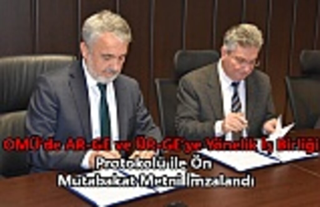 OMÜ’de AR-GE ve ÜR-GE’ye Yönelik İş Birliği Protokolü