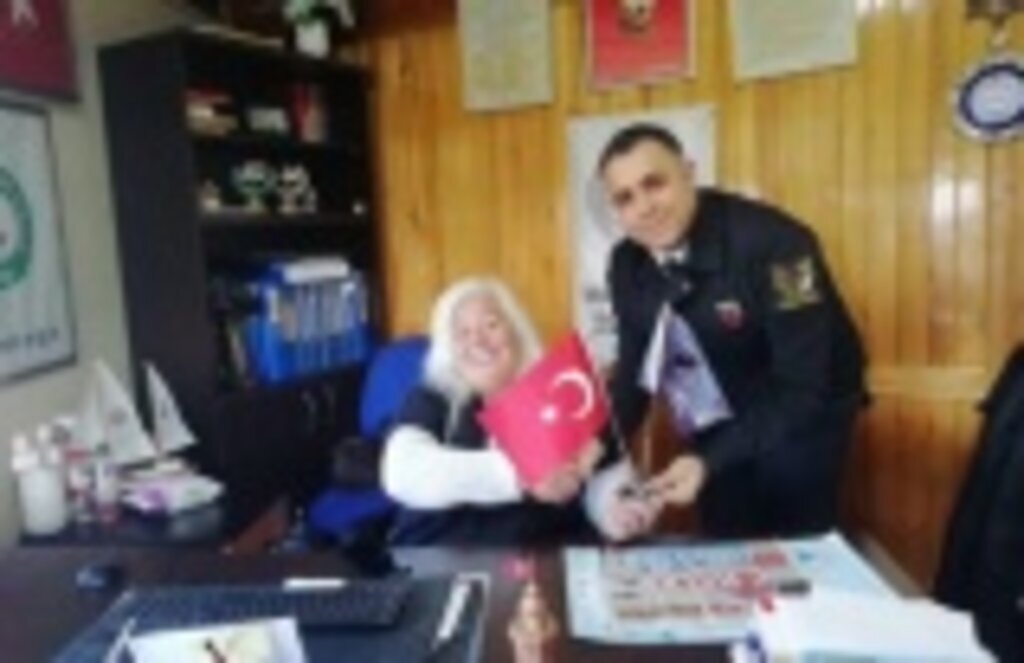 Salıpazarı ilçe Jandarma'dan Sakatlar Derneği'ne ziyaret