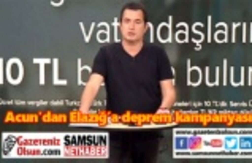 Acun ne kadar para topladı! Acun'dan Elazığ’a deprem kampanyası