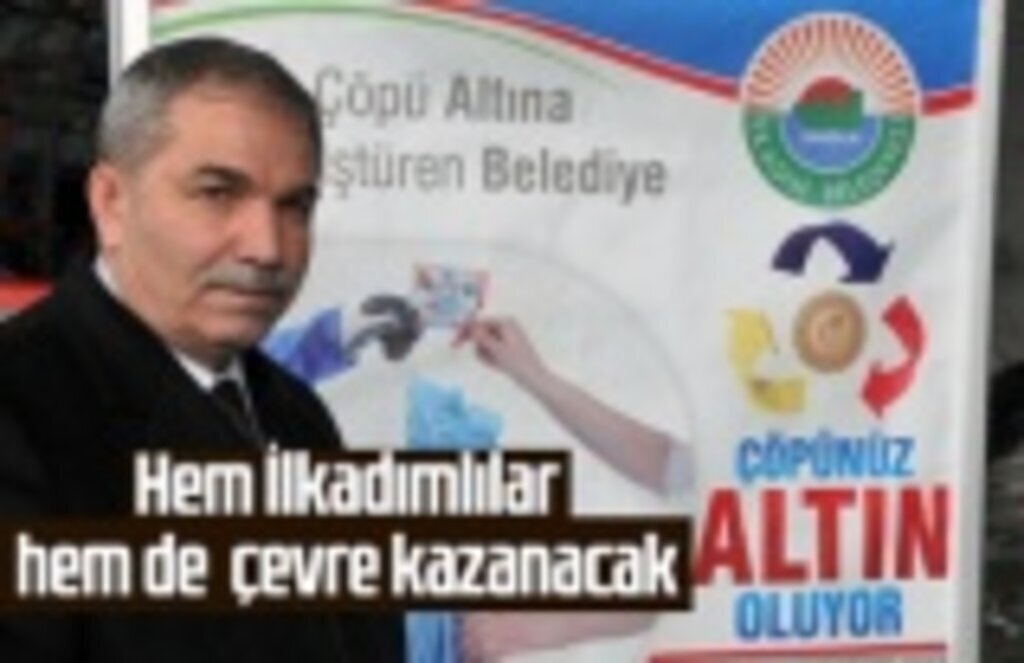 İlkadım'da çöpler altın oluyor!