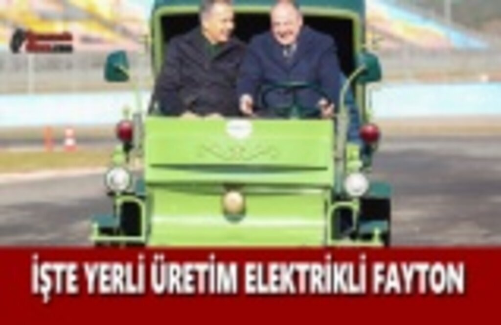 İşte Yerli Üretim Elektrikli Fayton