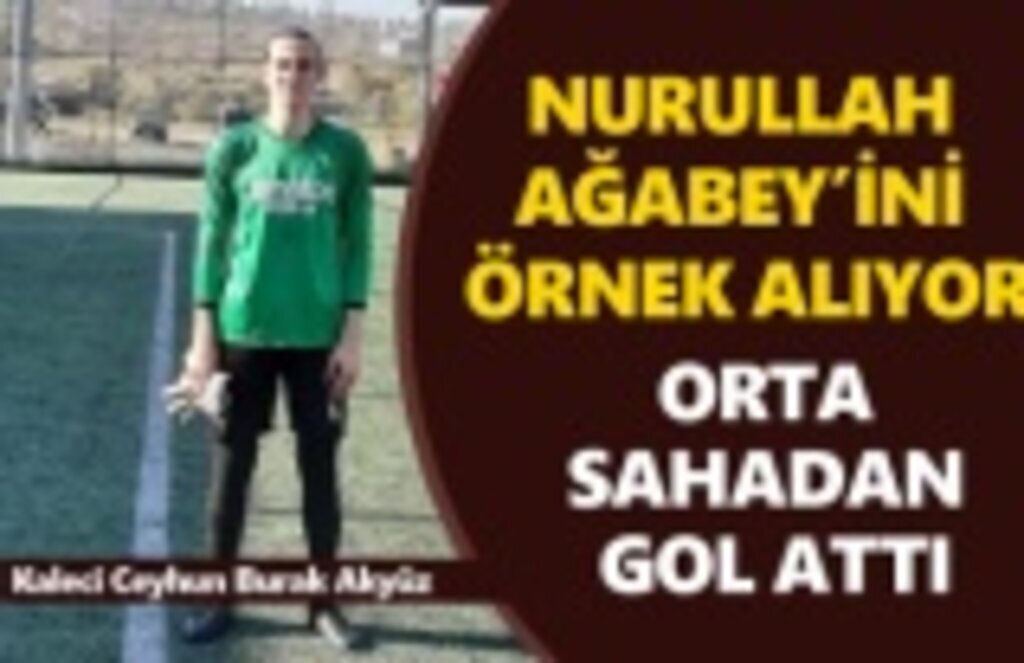 Kaleci Akyüz orta sahadan gol attı, Takımına 1 Puanı Kazandırdı!