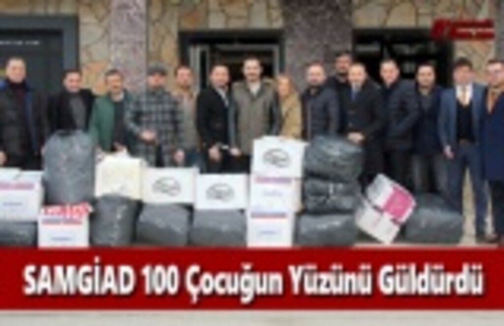 SAMGİAD 100 Çocuğun Yüzünü Güldürdü