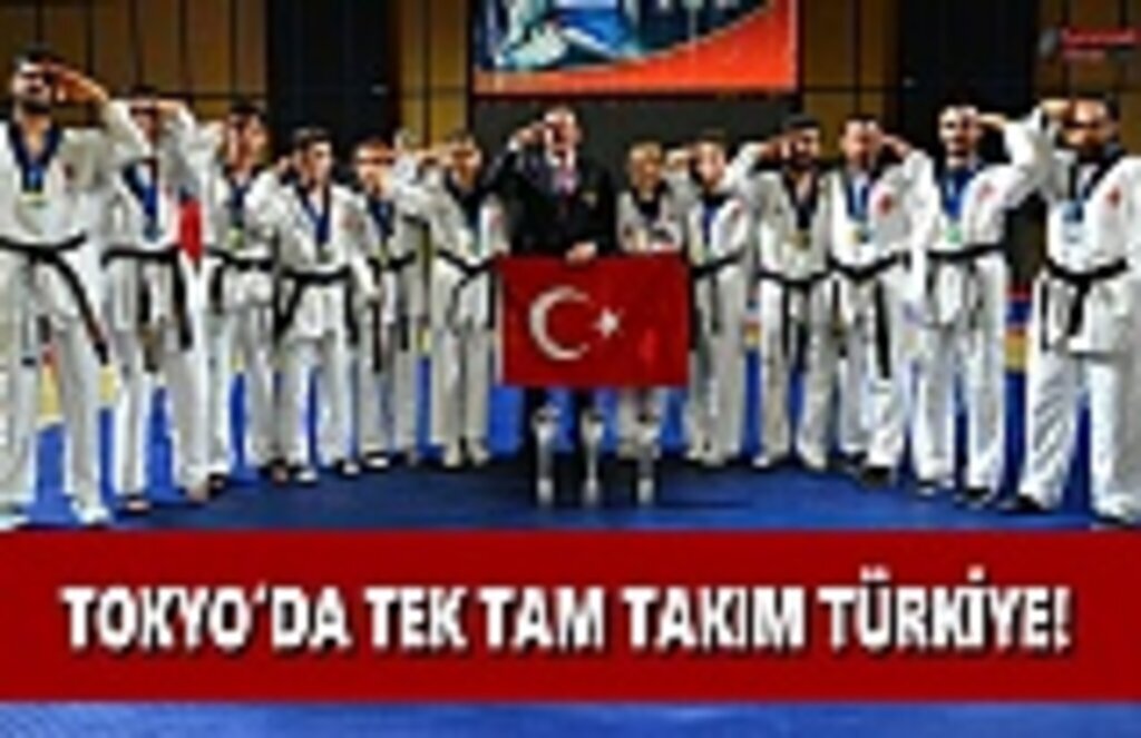 Tokyo'da Tek Tam Takım Türkiye!