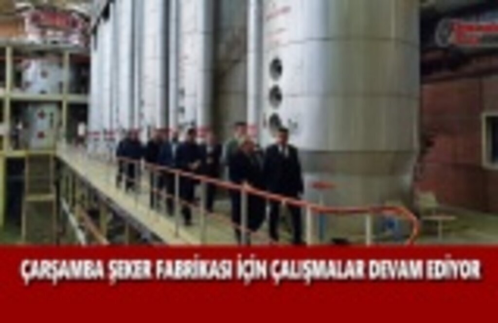 Çarşamba Şeker Fabrikaları İçin Çalışmalar Devam Ediyor