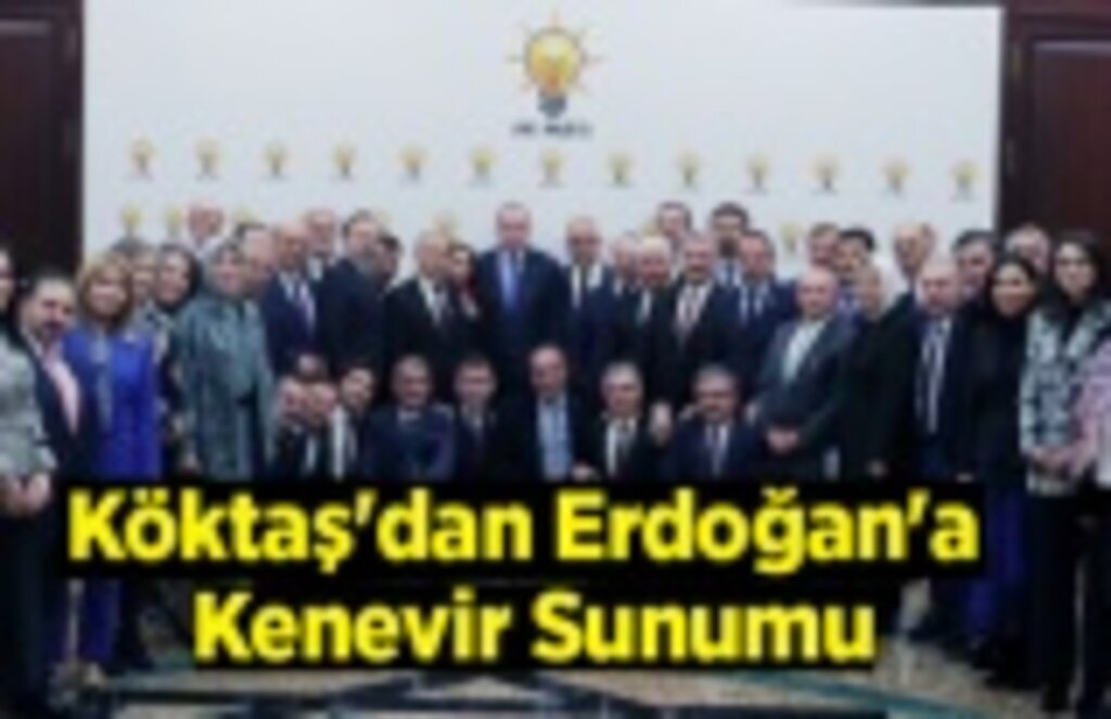 Milletvekili Köktaş'dan Cumhurbaşkanı Erdoğan'a Kenevir Sunumu