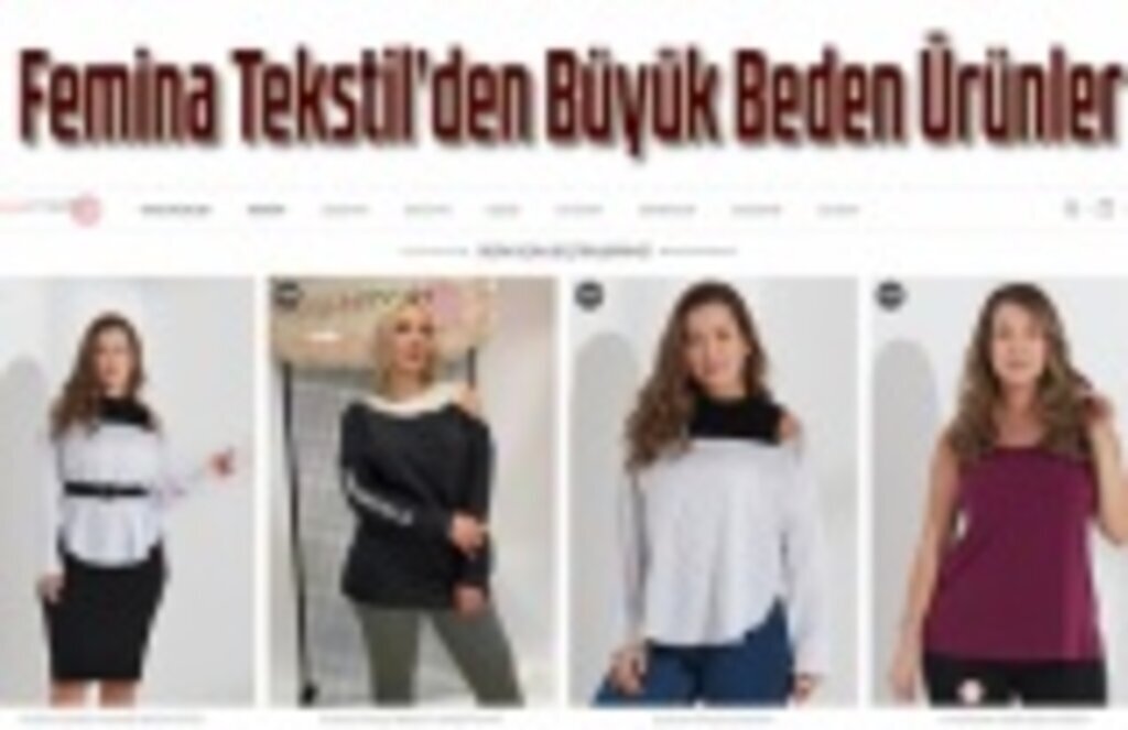 Femina Tekstil’den Büyük Beden Ürünler