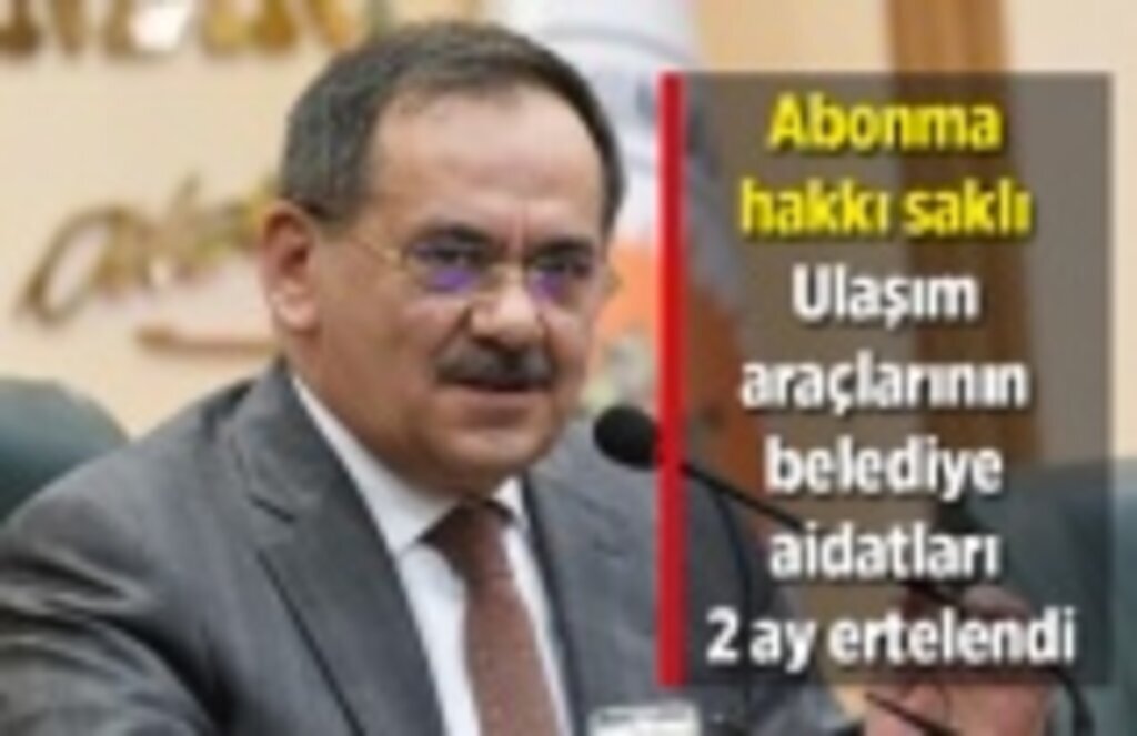 Samsun Haber - Ulaşım araçlarının belediye aidatları 2 ay ertelendi