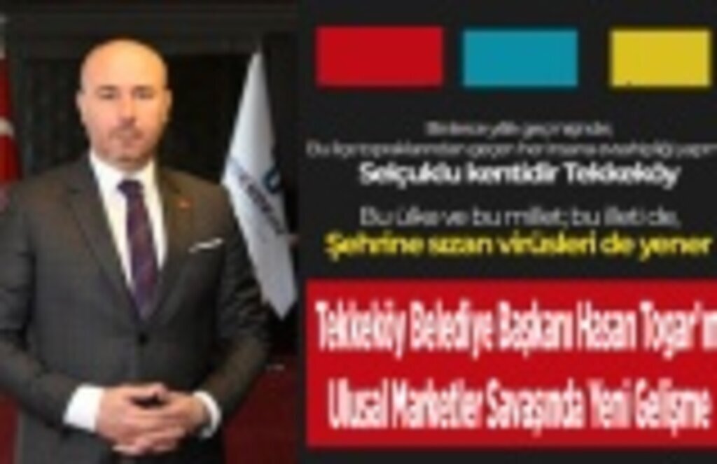 Tekkeköy Belediye Başkanı Hasan Togar boykot çağrısından bir marketi kaldırdı