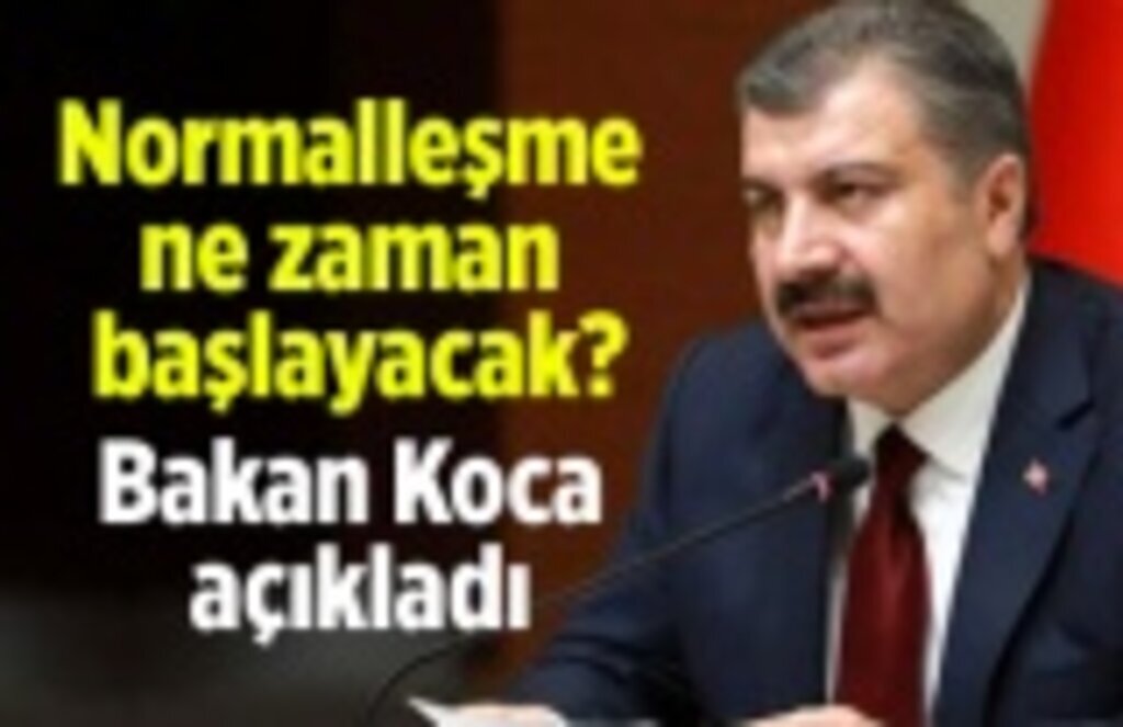Türkiye'de normalleşme ne zaman başlayacak?