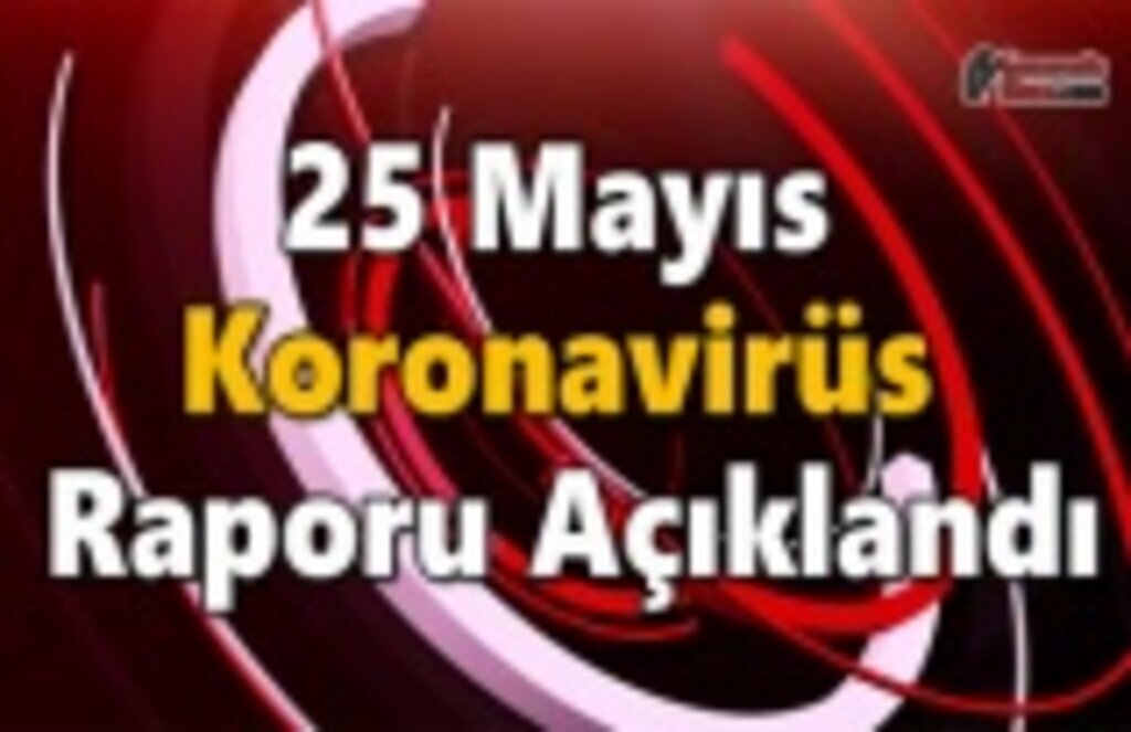 25 Mayıs Koronavirüs Raporu Açıklandı