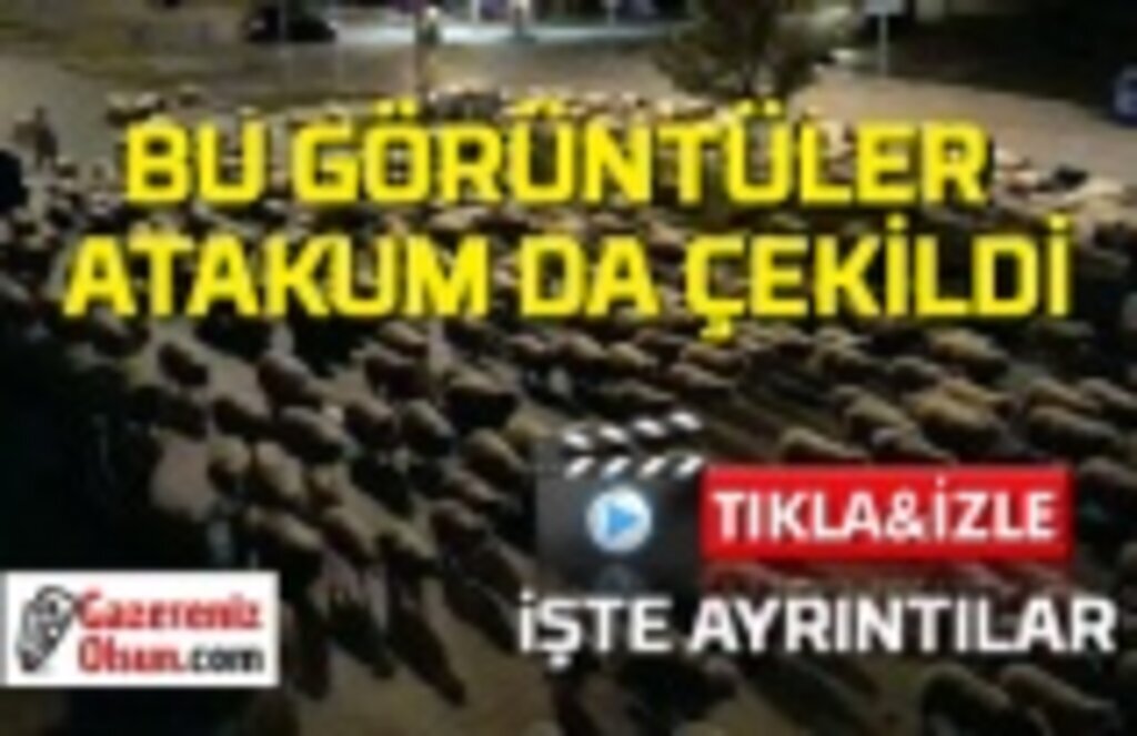 Atakum yollarından koyun sürüsü geçti!