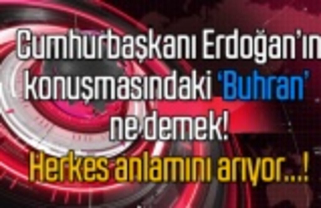 Buhran ne demek, Burhan anlamı, Buhran olayı