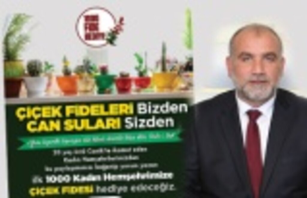 Can suyu sizden çiçekler Canik Belediyesi'nden- Samsun Haber